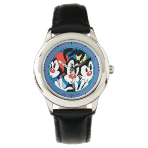 Animaniacs Cirkel Warner Siblings Grafisch Horloge