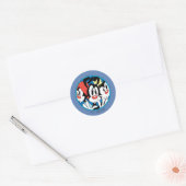 Animaniacs | Cirkel Warner Siblings Grafisch Ronde Sticker (Envelop)