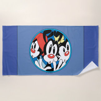Animaniacs | Cirkel Warner Siblings Grafisch Strandlaken