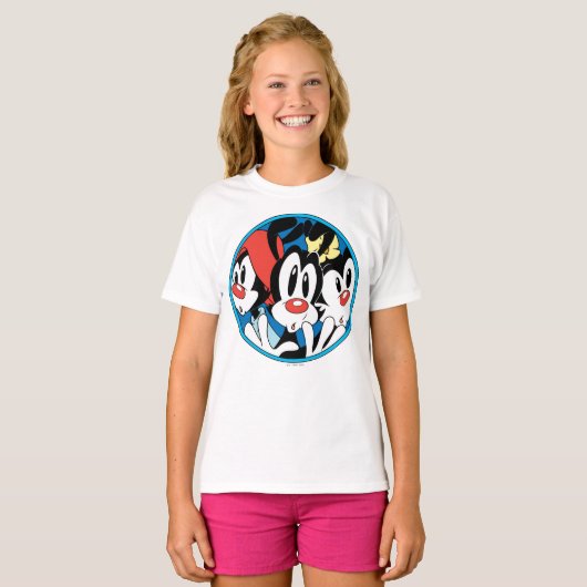 Animaniacs | Cirkel Warner Siblings Grafisch T-shirt (Voorkant volledig)