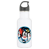 Animaniacs | Cirkel Warner Siblings Grafisch Waterfles (Voorkant)