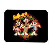 Animaniacs | Hallo-o-o Retro Equalizer Graphic Magneet (Horizontaal)