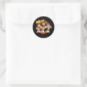Animaniacs | Hallo-o-o Retro Equalizer Graphic Ronde Sticker (Tas)