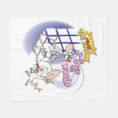 Animaniacs | Overname wereldbeeld Fleece Deken (Voorkant (Horizontaal))