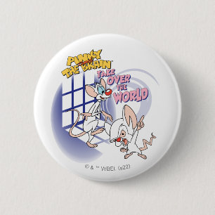 Animaniacs Overname wereldbeeld Ronde Button 5,7 Cm