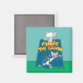 Animaniacs | Pinky en Brain Cage Graphic Magneet (Voorkant / Achterkant)