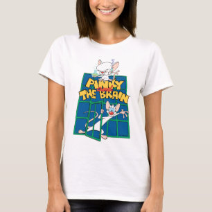 Animaniacs Pinky en Brain Cage Graphic T-shirt