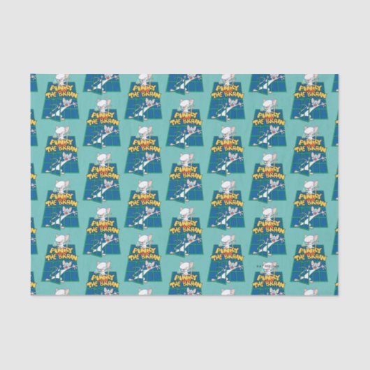 Animaniacs | Pinky en Brain Cage Graphic Tissuepapier (Voorkant)