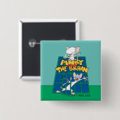 Animaniacs | Pinky en Brain Cage Graphic Vierkante Button 5,1 Cm (Voorkant /achterkant)