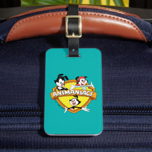 Animaniacs Warner Brothers & Zuster WB Shield Bagagelabel
