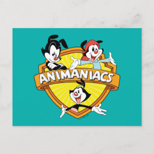 Animaniacs   Warner Brothers & Zuster WB Shield Briefkaart