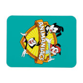 Animaniacs | Warner Brothers & Zuster WB Shield Magneet (Horizontaal)