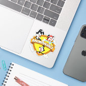 Animaniacs | Warner Brothers & Zuster WB Shield Sticker (Laptop met iPhone)