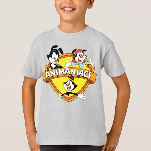 Animaniacs | Warner Brothers & Zuster WB Shield T-shirt (Voorkant)