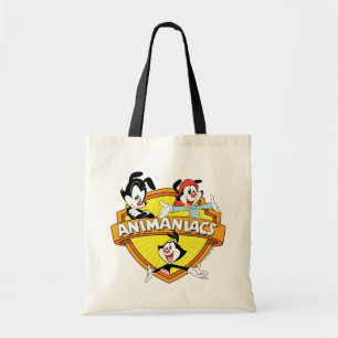 Animaniacs Warner Brothers & Zuster WB Shield Tote Bag