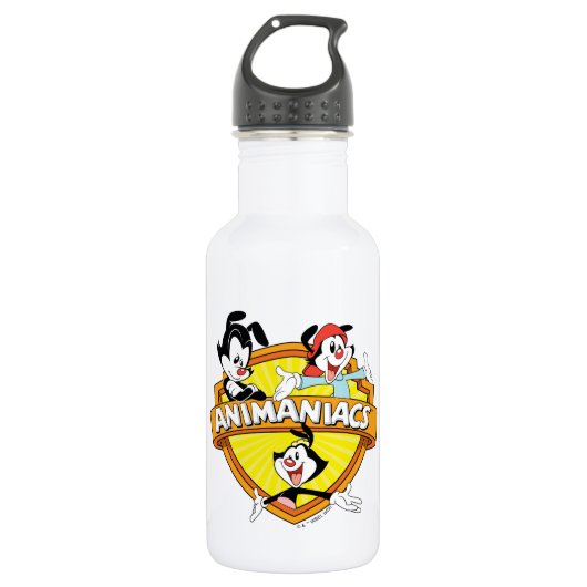 Animaniacs | Warner Brothers & Zuster WB Shield Waterfles (Voorkant)
