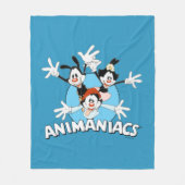 Animaniacs | Warner Siblings Arms Wide Graphic Fleece Deken (Voorkant)