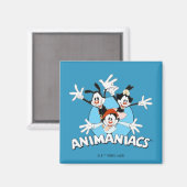 Animaniacs | Warner Siblings Arms Wide Graphic Magneet (Voorkant / Achterkant)