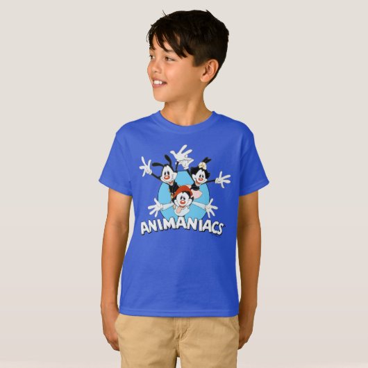 Animaniacs | Warner Siblings Arms Wide Graphic T-shirt (Voorkant volledig)