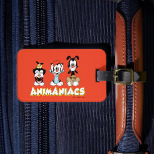 Animaniacs Warner Siblings "No Evil" grafische k Bagagelabel