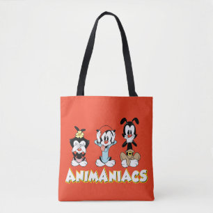 Animaniacs Warner Siblings "No Evil" grafische k Draagtas