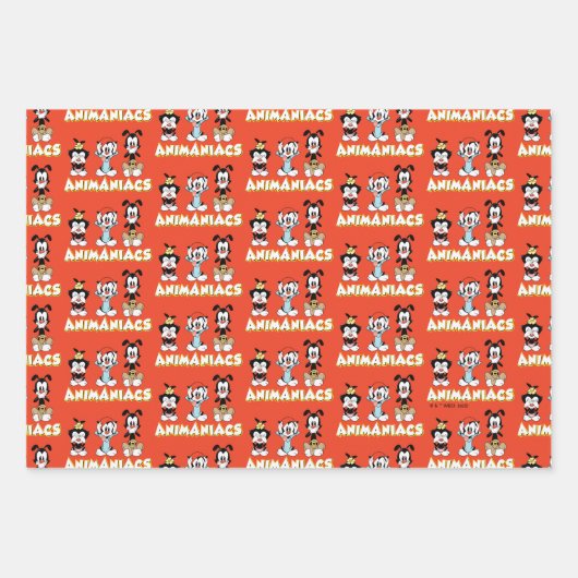 Animaniacs | Warner Siblings "No Evil" grafische k Inpakpapier Vel (Voorkant)