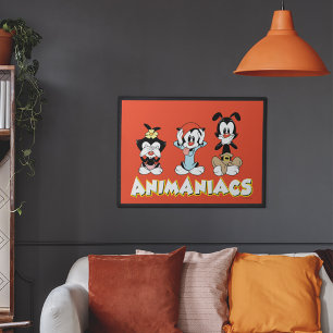 Animaniacs   Warner Siblings "No Evil" grafische k Poster