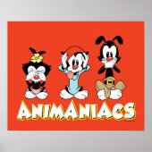 Animaniacs | Warner Siblings "No Evil" grafische k Poster (Voorkant)