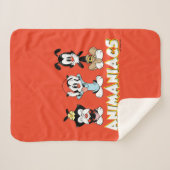 Animaniacs | Warner Siblings "No Evil" grafische k Sherpa Deken (Voorkant (horizontaal))