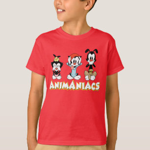 Animaniacs Warner Siblings "No Evil" grafische k T-shirt