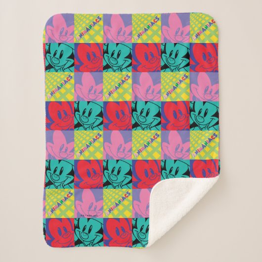 Animaniacs | Warner Siblings Pop Art Graphic Sherpa Deken (Voorkant)