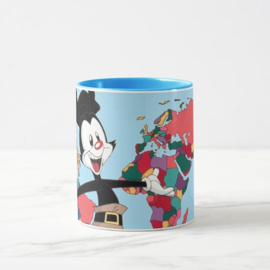 Animaniacs | Wereldkaart Yakko Grafisch Mok (Midden)