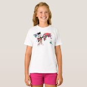 Animaniacs | Wereldkaart Yakko Grafisch T-shirt (Voorkant volledig)