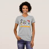 Animaniacs | Yakko, Dot en Wakko Standing T-shirt (Voorkant volledig)