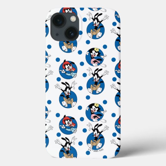 Animaniacs | Yakko, Wakko & Dot Circle Pattern Case-Mate iPhone Case (Achterkant)