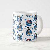 Animaniacs | Yakko, Wakko & Dot Circle Pattern Extra Grote Beker (Voorkant rechts)