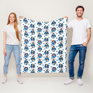 Animaniacs | Yakko, Wakko & Dot Circle Pattern Fleece Deken
