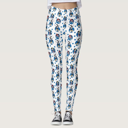 Animaniacs | Yakko, Wakko & Dot Circle Pattern Leggings (Voorkant)