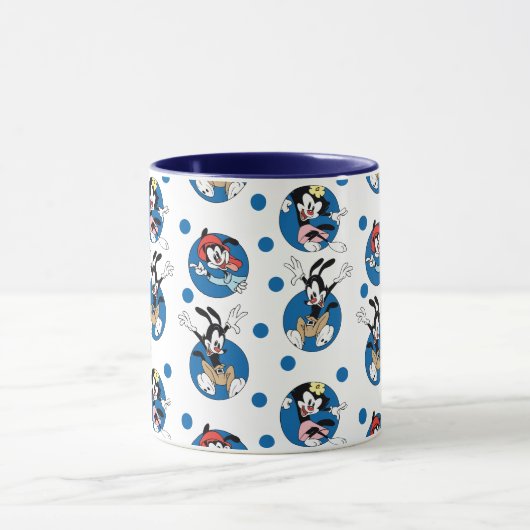 Animaniacs | Yakko, Wakko & Dot Circle Pattern Mok (Midden)