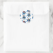 Animaniacs | Yakko, Wakko & Dot Circle Pattern Ronde Sticker (Tas)