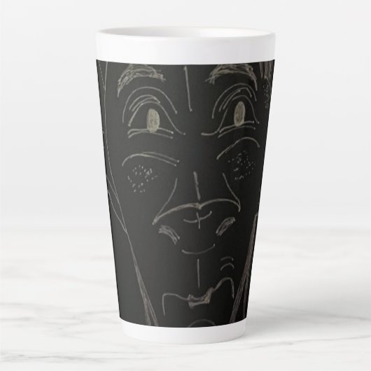 Animated Cartoon Large Mug Latte Mok (Voorkant)
