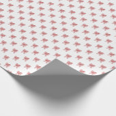 Animated Christmas bow Cadeaupapier (Hoek)