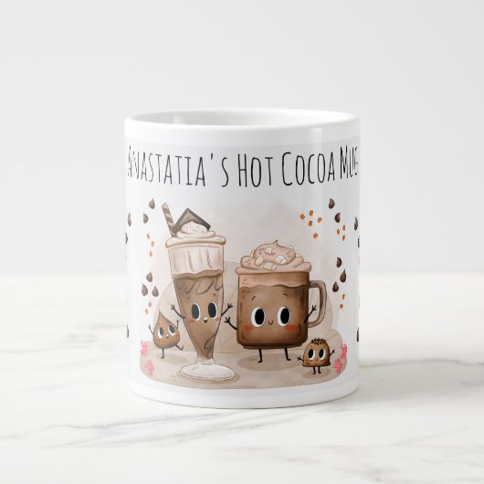 Animated Cocoa Companions Bring Joy to the Season Extra Grote Beker (Voorkant)