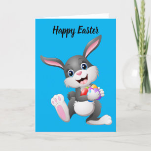 Animated Happy Paaster Bunny Feestdagen Kaart