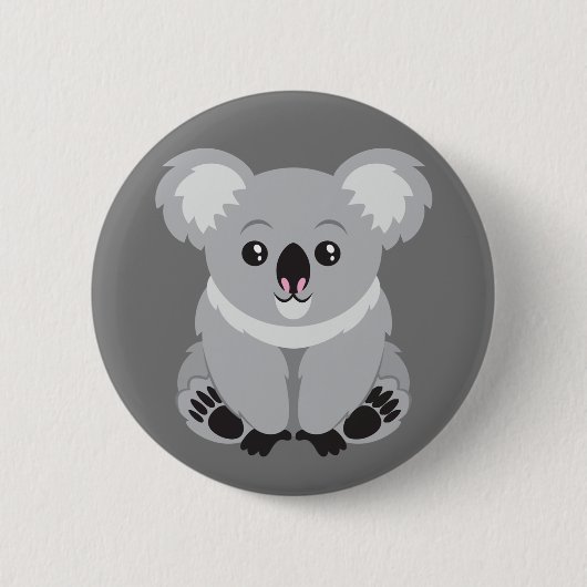 Animated Koala Beer Button (Voorkant)