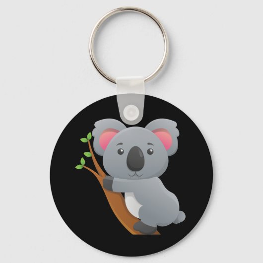 Animated Koala Beer Sleutelhanger (Voorkant)