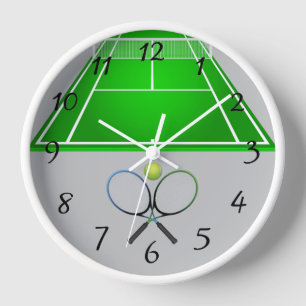 Animated Tennis Court en rackets