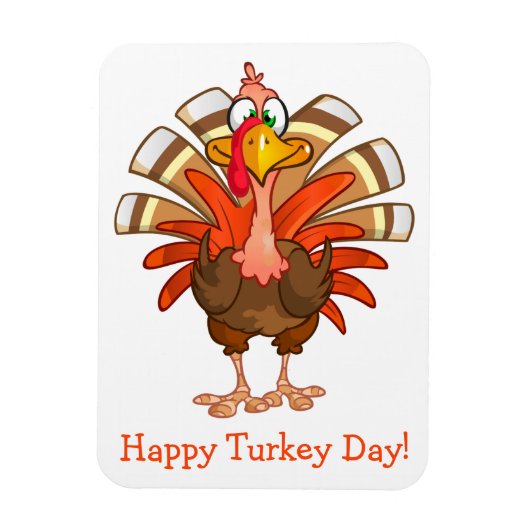 Animated Turkey Magnet Magneet (Verticaal)