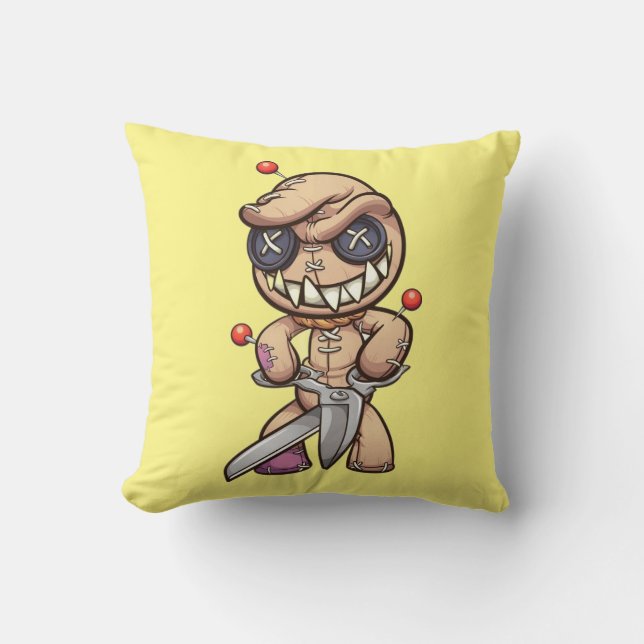 Animated Voodoo Doll Kussen (Voorkant)