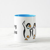 Animatie dansende pinguïns mok (Midden)